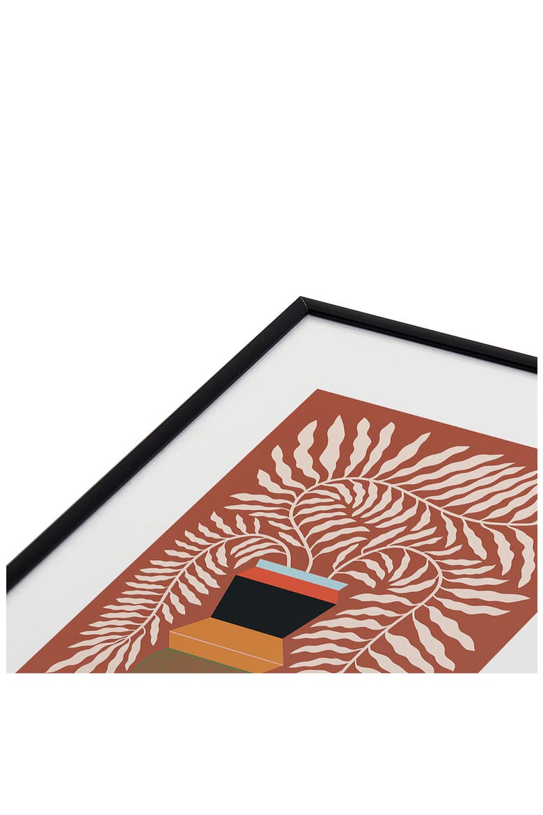 Nude Framed Art Print, Alternate, color, BLACK TONES