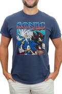 Sonic the Hedgehog Men's Sonic the Hedgehog Trio Poster Graphic T-Shirt