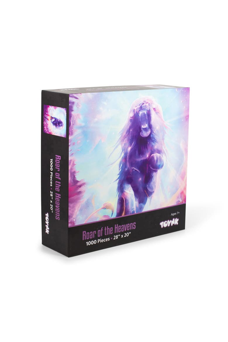 Roar of the Heavens Fantasy Lion Puzzle | 1000 Piece Jigsaw Puzzle, Main, color, Multi-Color