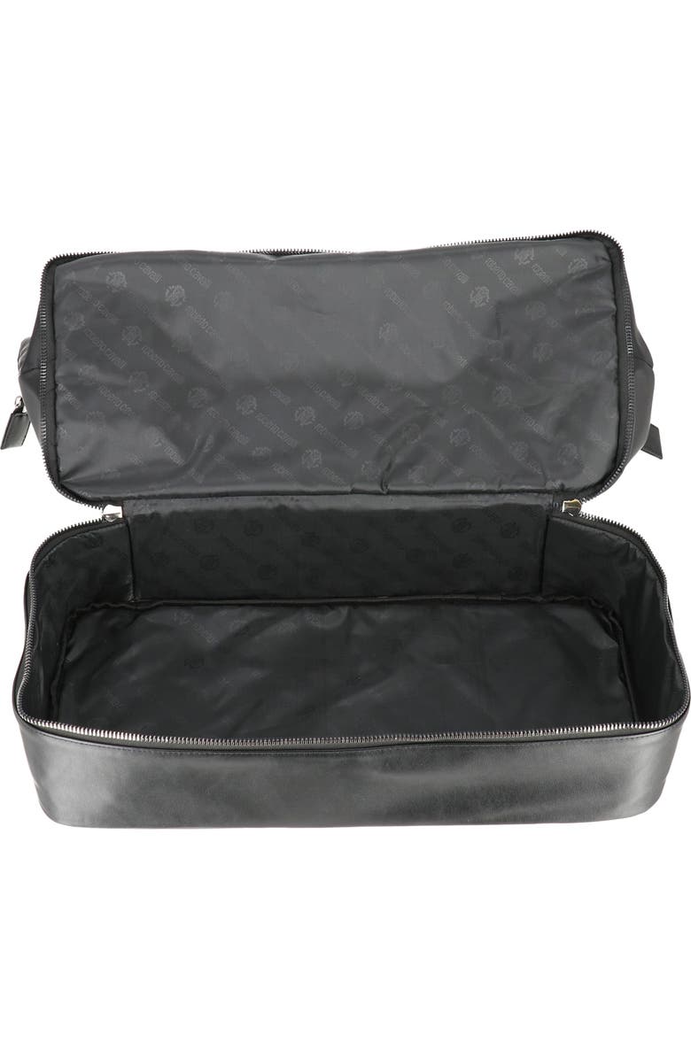 Roberto Cavalli Causal Drop Bottom Nylon Duffle Bag, Alternate, color,