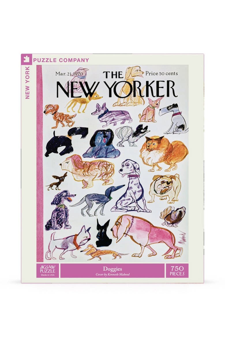 NEW YORK PUZZLE COMPANY Doggies 750 Piece Puzzle, Main, color,