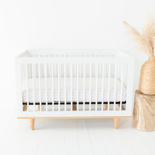 Crib Sheet Set Baby Fitted 2 Pack In Butterfly & Stripe