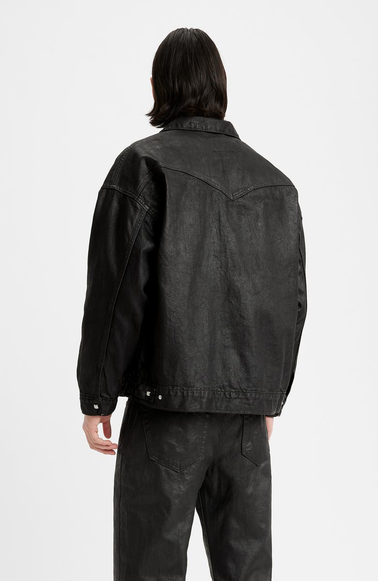 Levi's<sup>®</sup> Coated Denim Trucker Jacket, Alternate, color, 