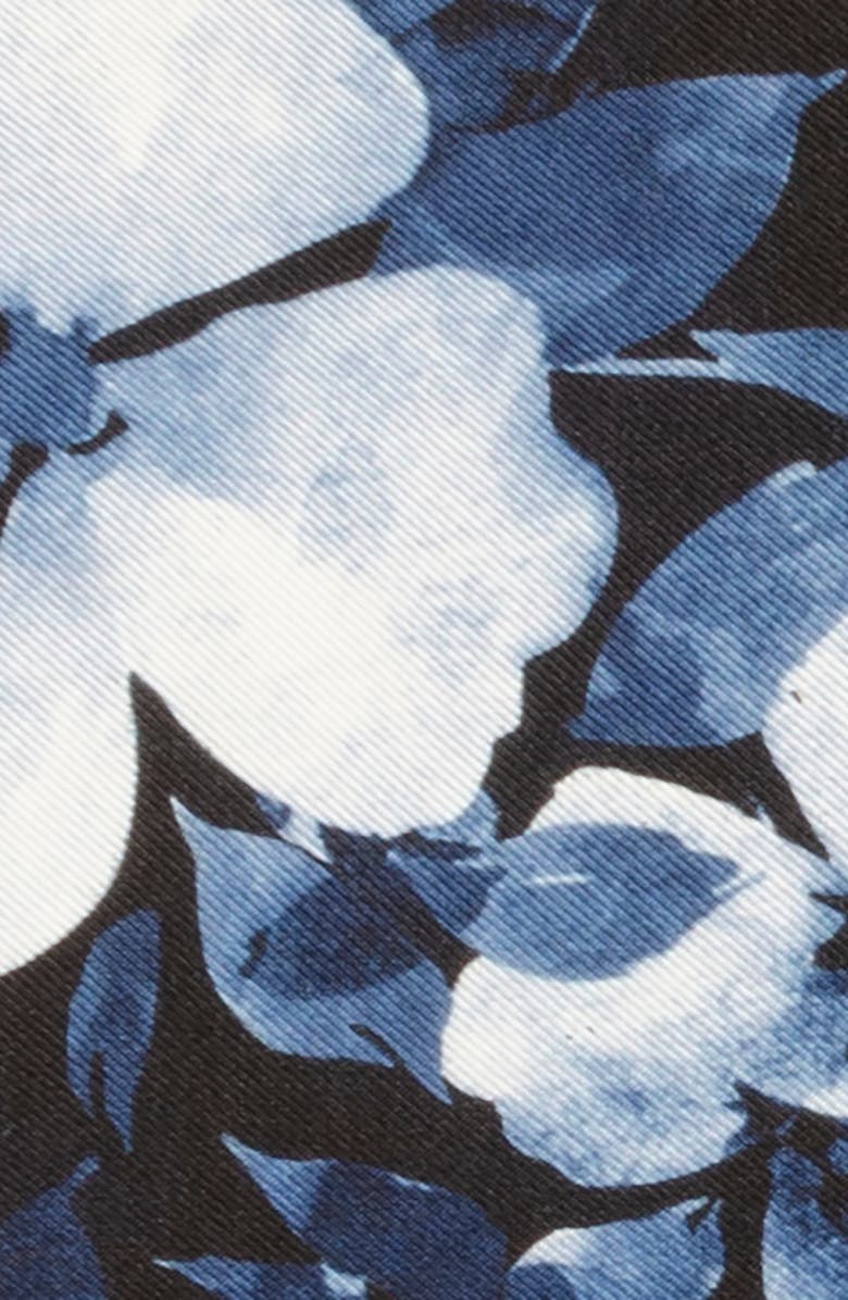 Cufflinks, Inc. Painted Floral Pocket Square, Alternate, color, Blue