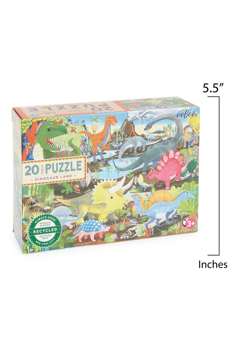 Dinosaur Land 20-Piece Puzzle, Alternate, color, NO COLOR