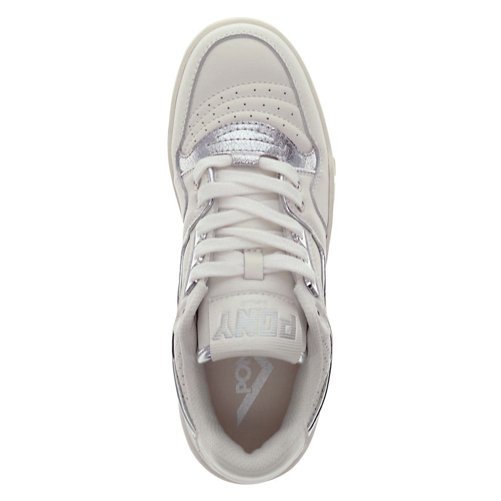 M100 Low Metallic Sneakers, Alternate, color, Snow White/Silver