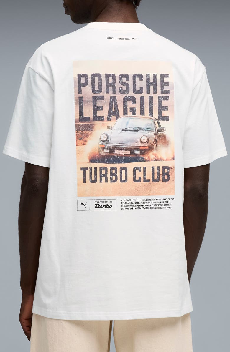 PUMA Porsche League 1 Graphic T-Shirt, Alternate, color, Puma White