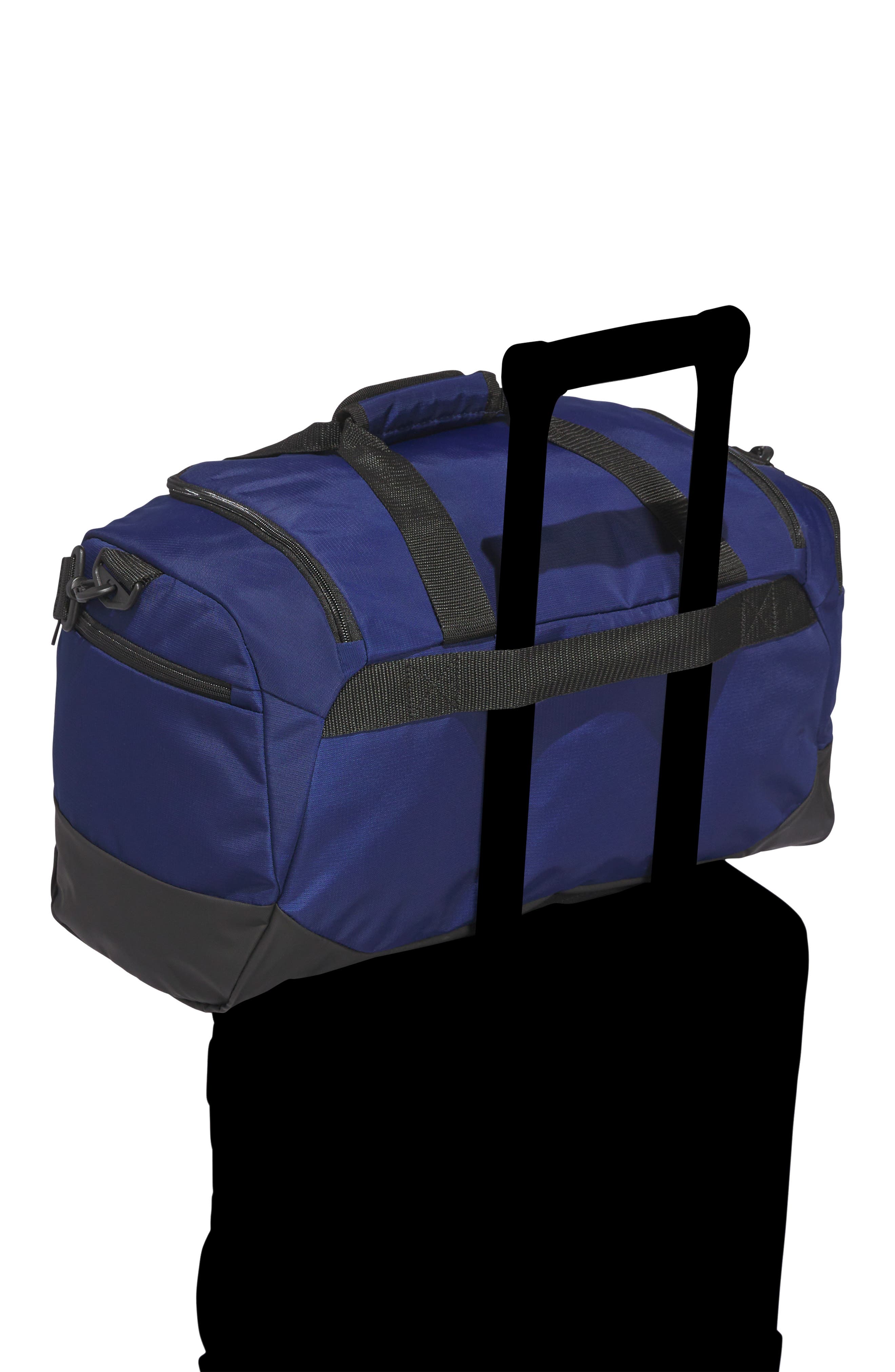 adidas Defender 5 Small Duffel Bag, Alternate, color, Team Navy Blue 2
