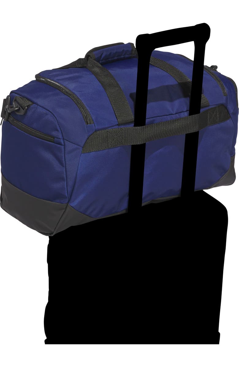 adidas Defender 5 Small Duffel Bag, Alternate, color, Team Navy Blue 2