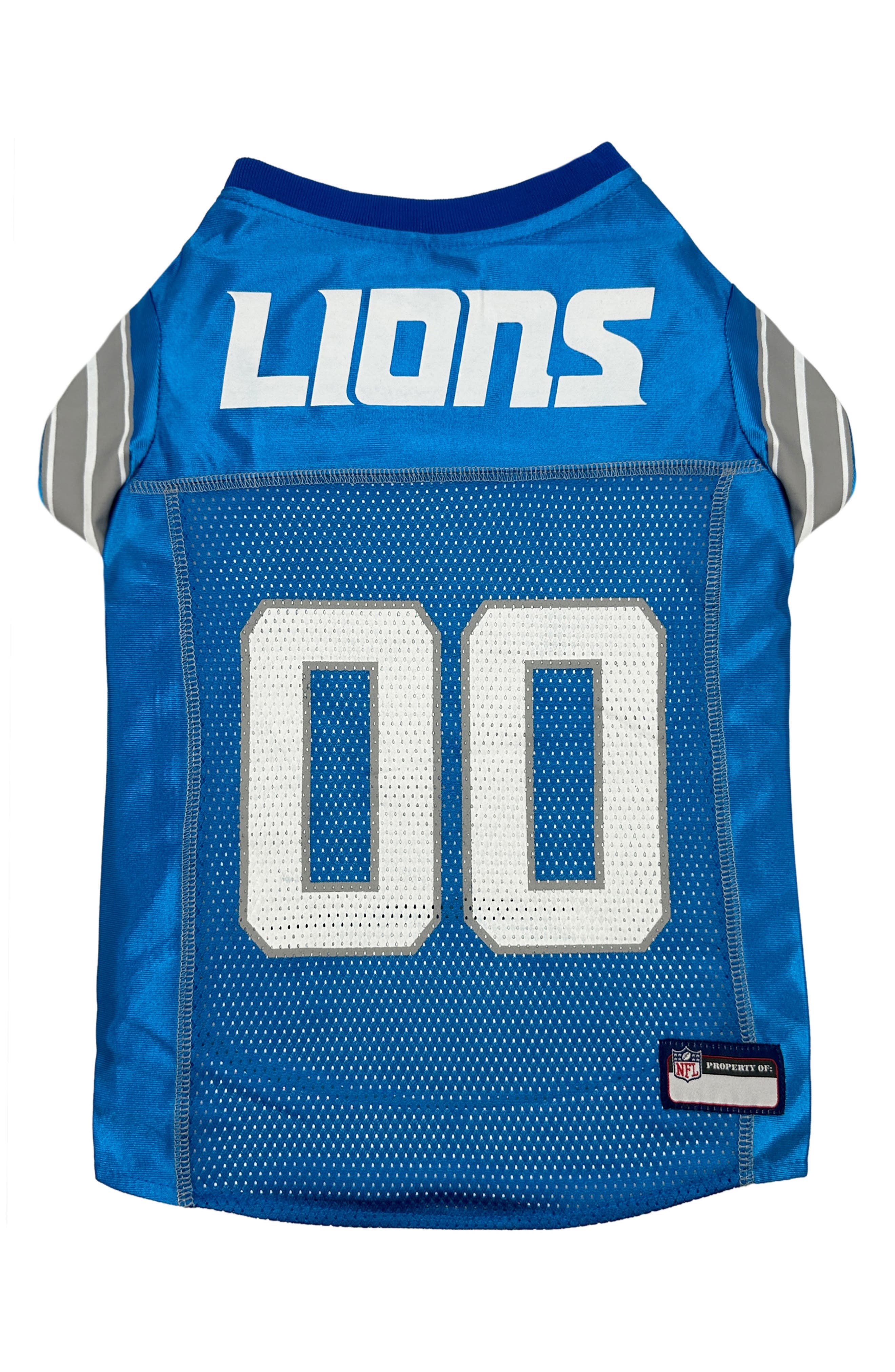 PETS FIRST Detroit Lions Mesh Dog Jersey