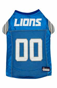 PETS FIRST Detroit Lions Mesh Dog Jersey