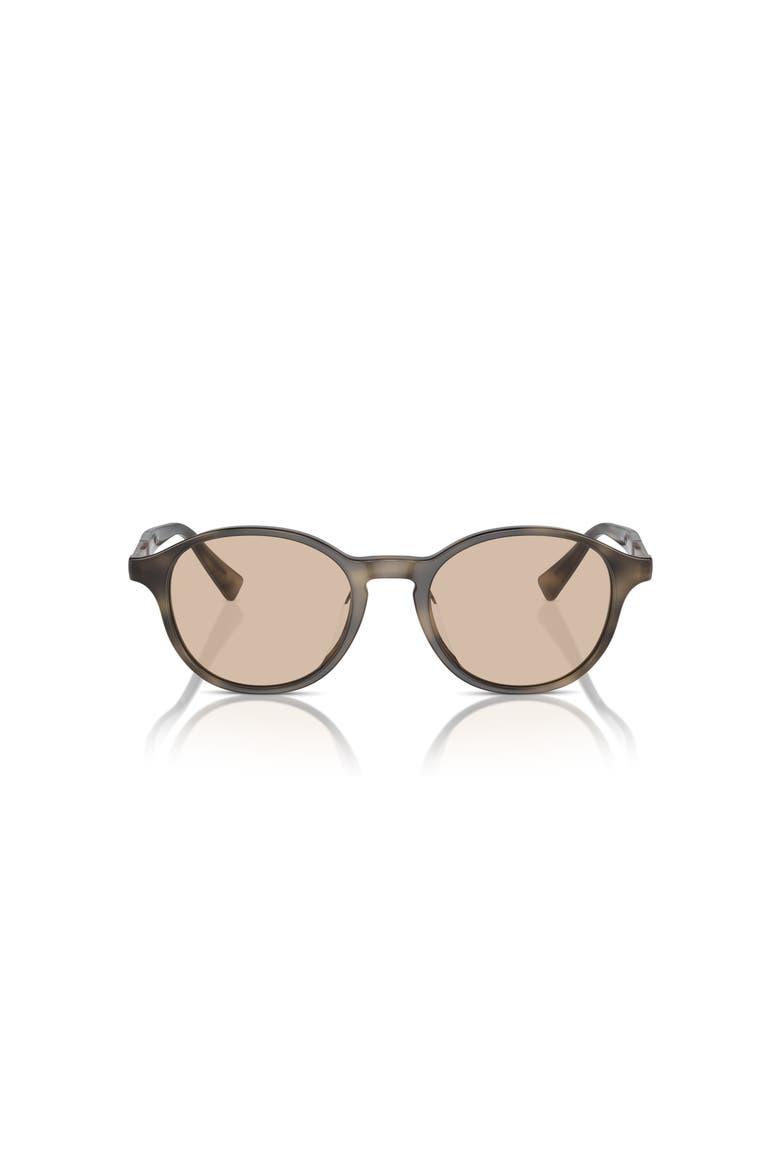 50mm Oval optical glasses, Alternate, color, Brown