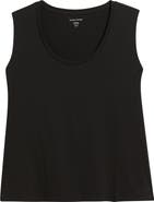 Eileen Fisher Scoop Neck Organic Cotton Tank