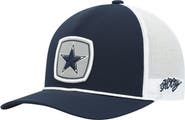 HOOEY Men's HOOey Navy/White Dallas Cowboys Star Patch Rope Trucker Snapback Hat