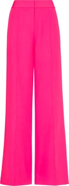 Milly Nash High Waist Cady Wide Leg Pants
