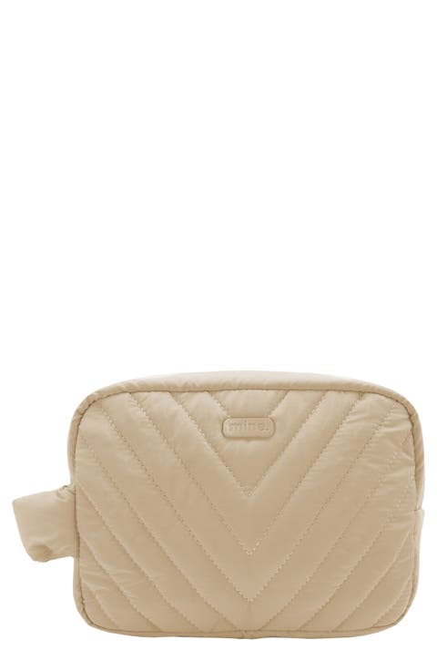 Ellie Quilted Cosmetic Bag