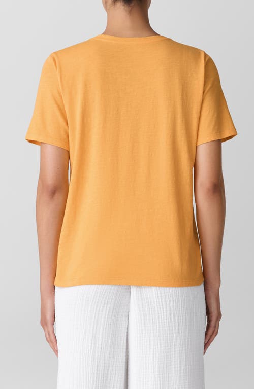 Eileen Fisher Easy V-neck Organic Cotton T-shirt