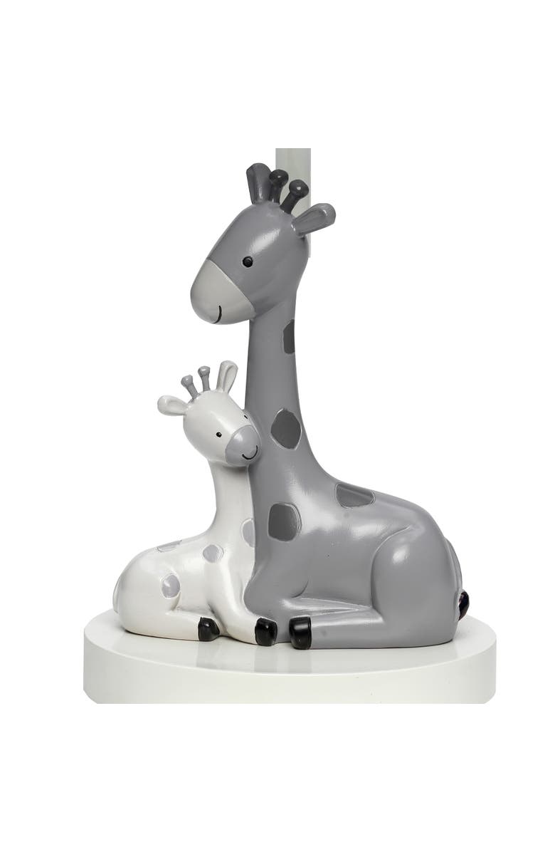 Lambs & Ivy Jungle Friends Giraffe Nursery Lamp with Shade & Bulb, Alternate, color, 