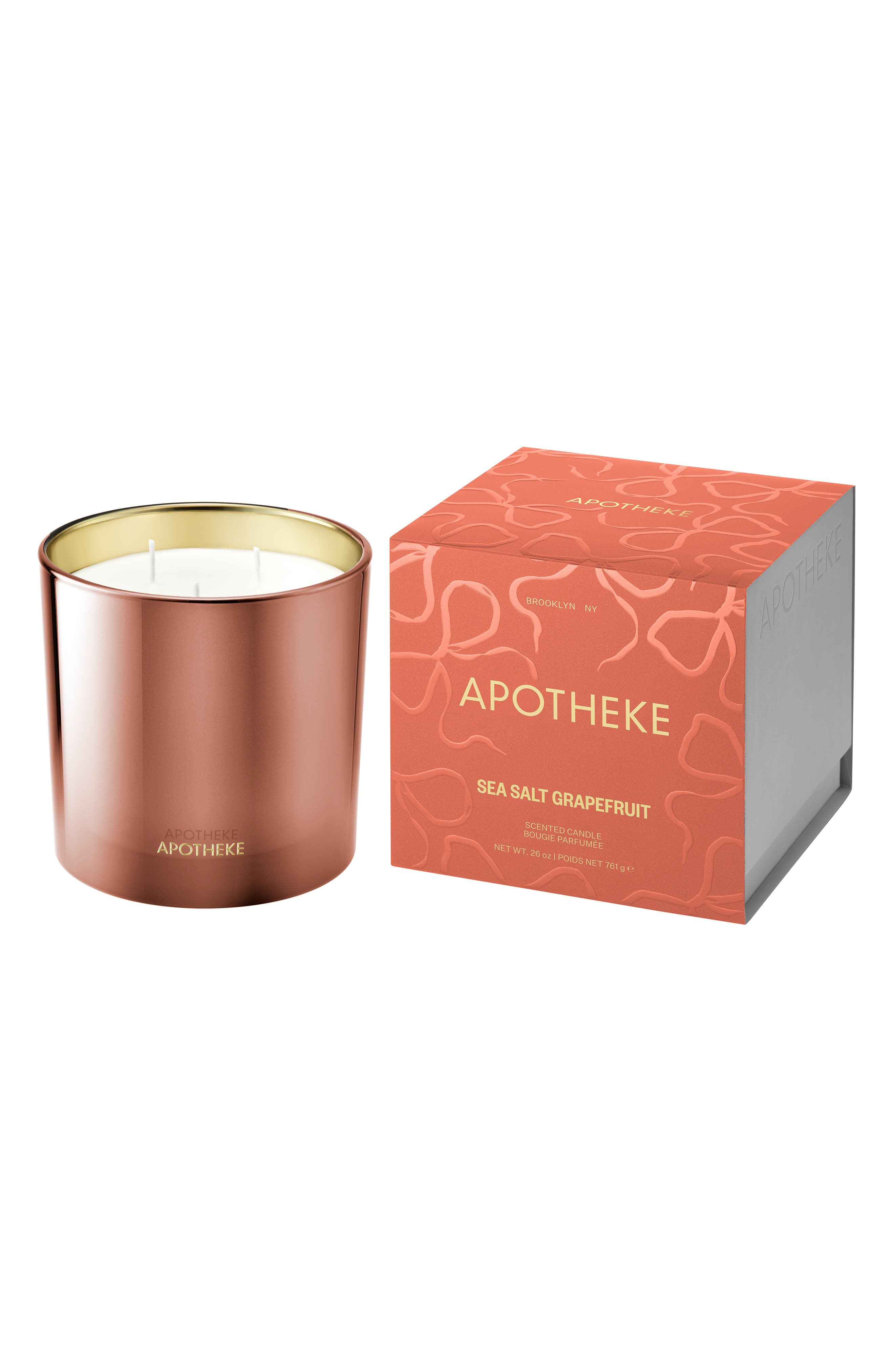 Sea Salt Grapefruit Three-Wick Scented Candle (Limited Edition)