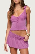 EDIKTED Vessa Lace Crop Top