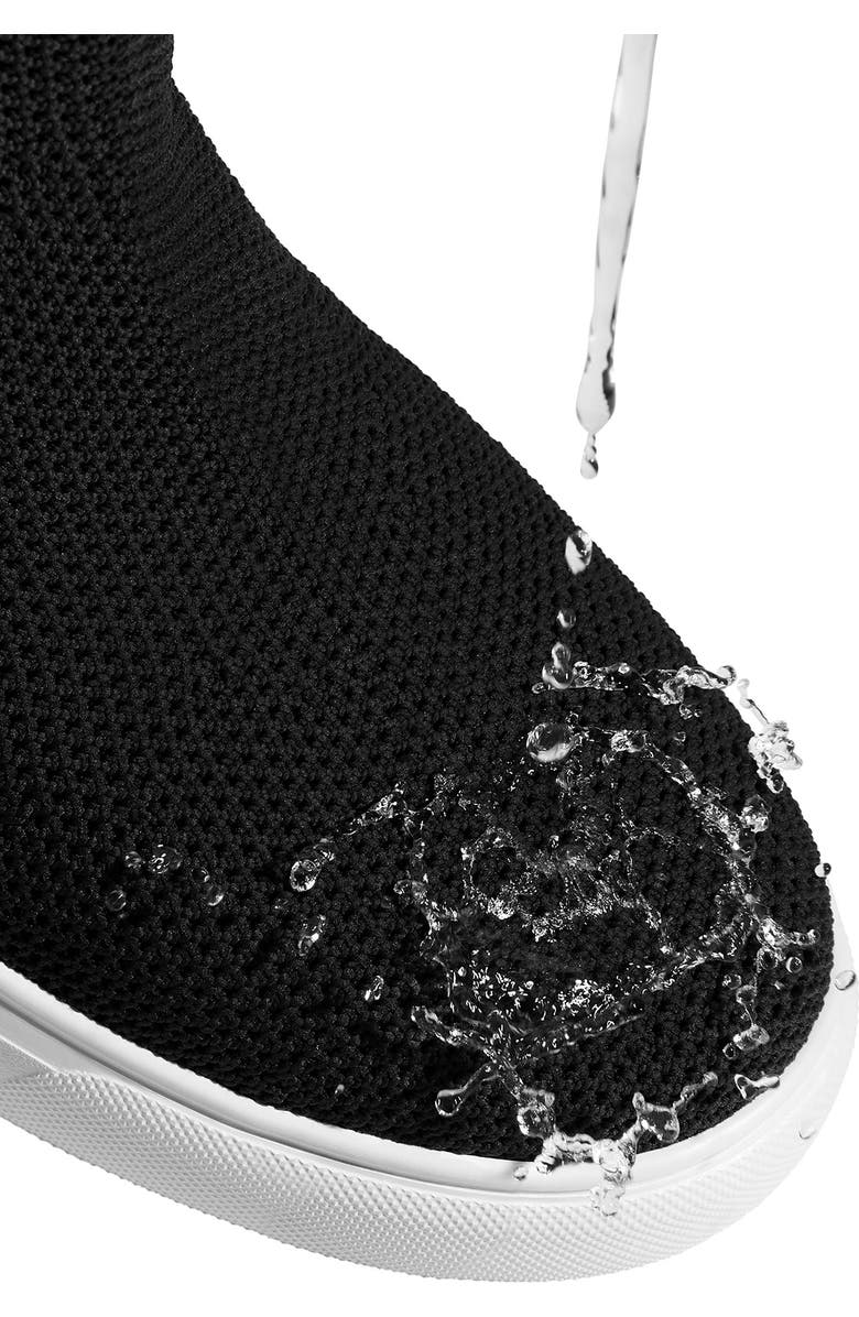 VIVAIA Round-Toe Hidden Wedge Sneakers, Alternate, color, Black