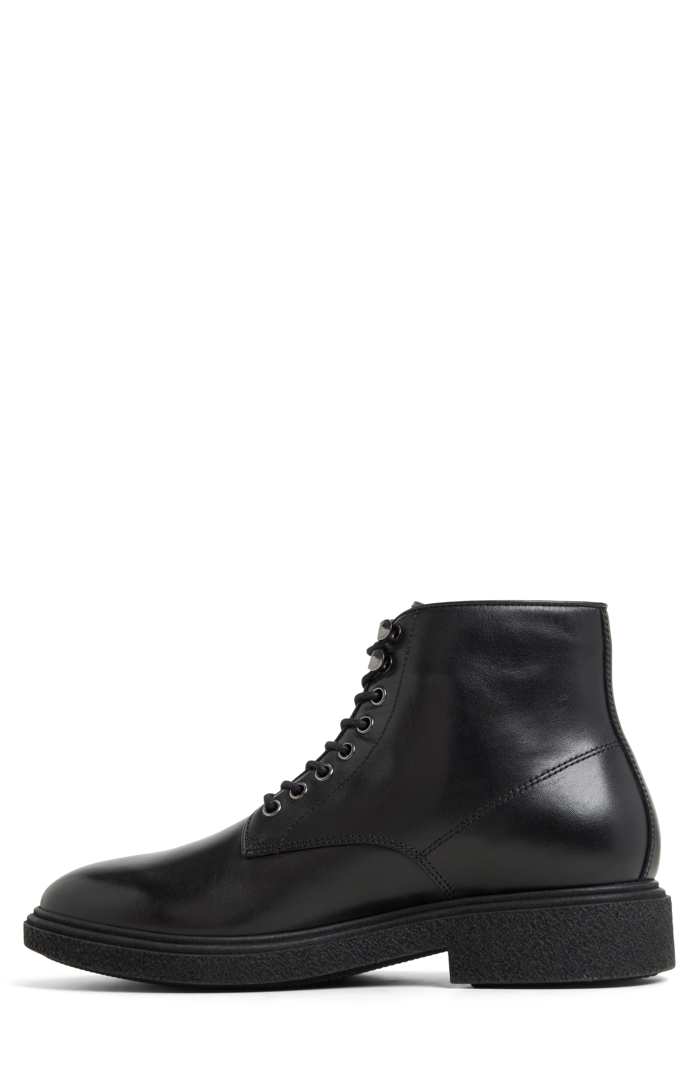 ALDO Walton Lace-Up Boot, Alternate, color, Black