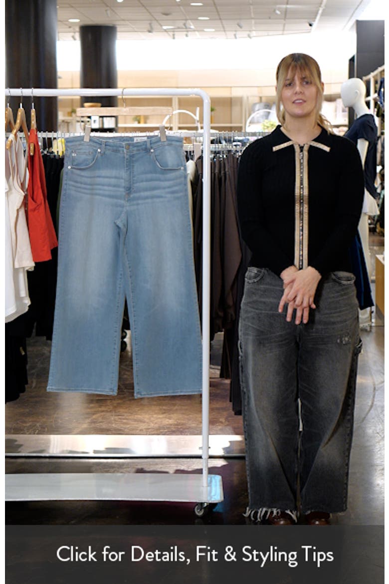 Saige Ankle Wide Leg Jeans video