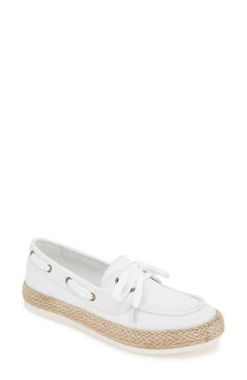 Esprit Netty Twill Slip-on Sneaker In White