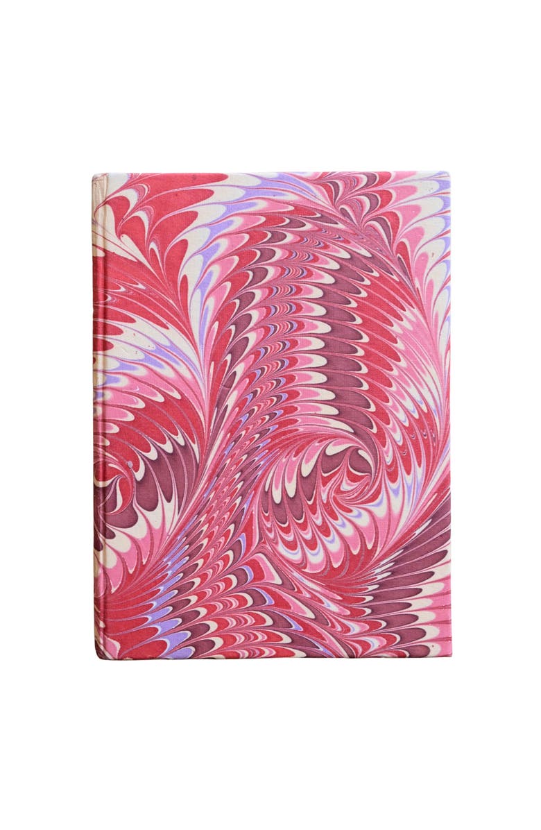 Inner Child Hand-Marbled Hardcover Notebook, Main, color, Florentine Pink