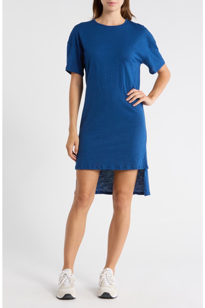 High-Low Tunic Top, Main, color, LYONS BLUE SLUB