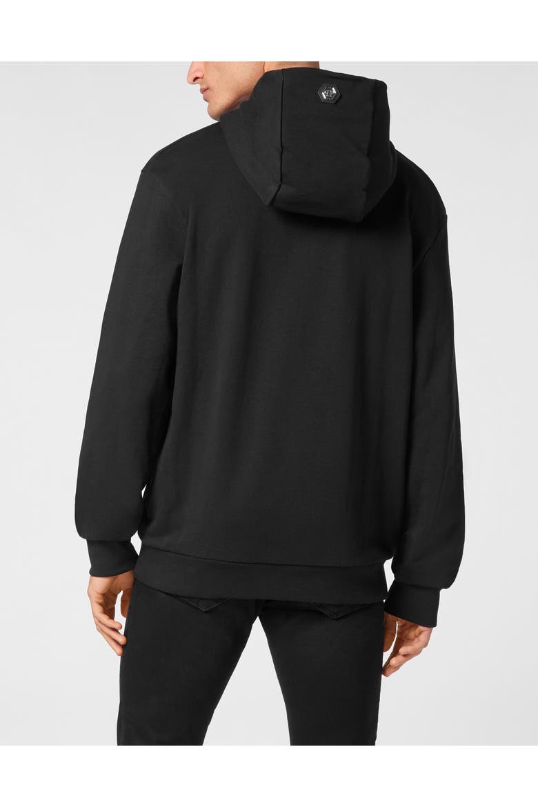 Hooded Sweatshirt Eagle Men, Alternate, color, black