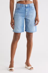MOTHER The Undercover High Waist Bermuda Shorts