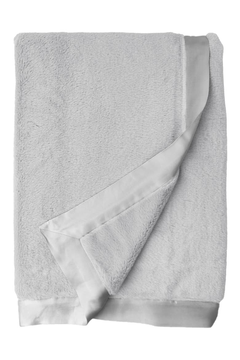 Luxe Big Kid Blanket, Main, color, SILVER