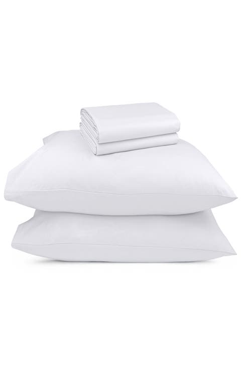 Signature Comfort 100% Egyptian Cotton Cool Percale Sheet Set