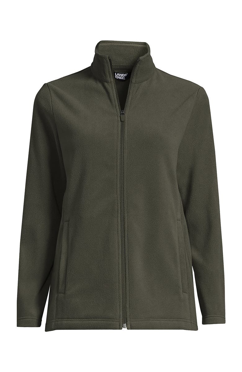 Lands' End Anyweather Fleece Full Zip Jacket, Alternate, color, Forest Moss Green