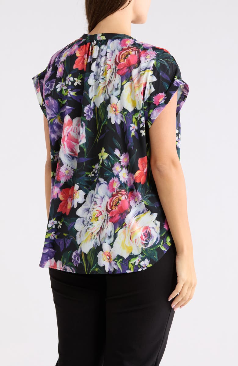 Catherine Malandrino Printed Dolman Sleeve Top, Alternate, color, Floral Bouquet