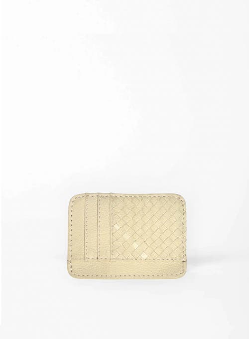 Deux Mains Slim Id Case In Beige