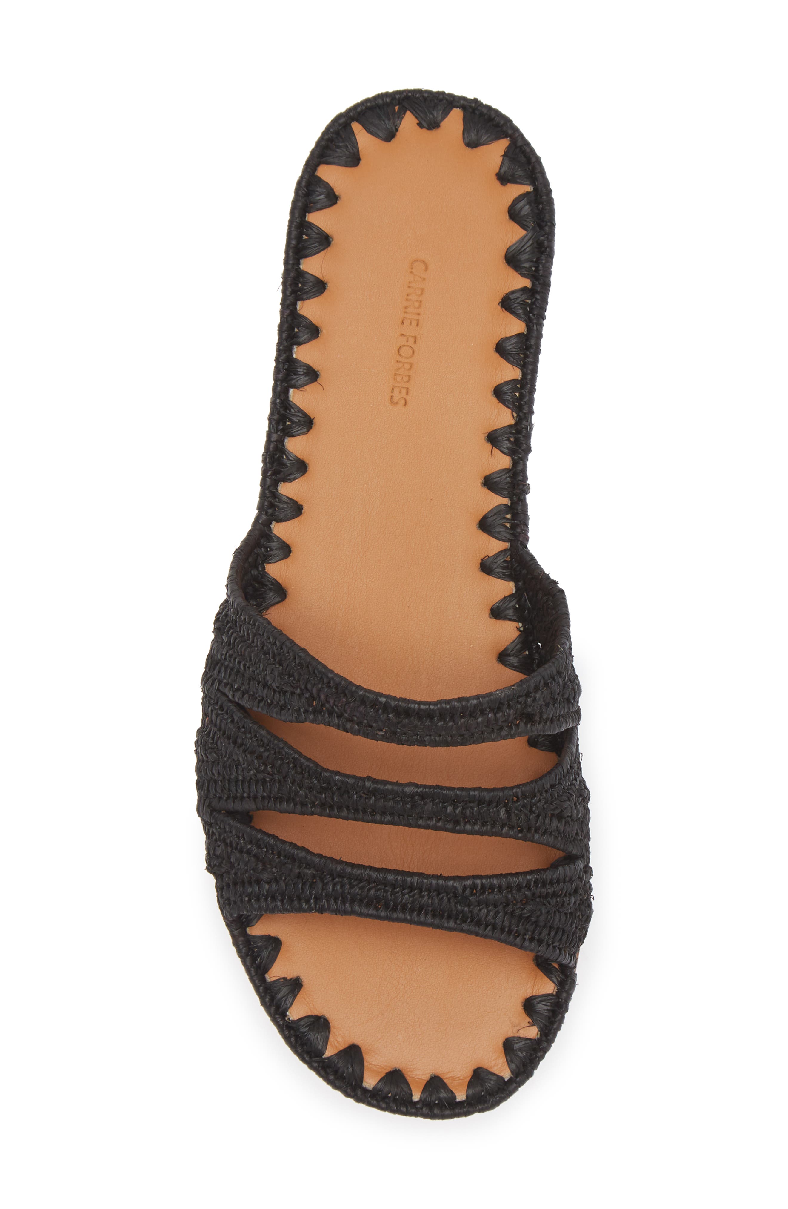 Carrie Forbes Symm Slide Sandal, Alternate, color, Black