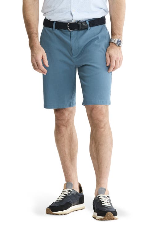 Cotton & Silk Blend Stretch Shorts