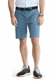 Cotton & Silk Blend Stretch Shorts