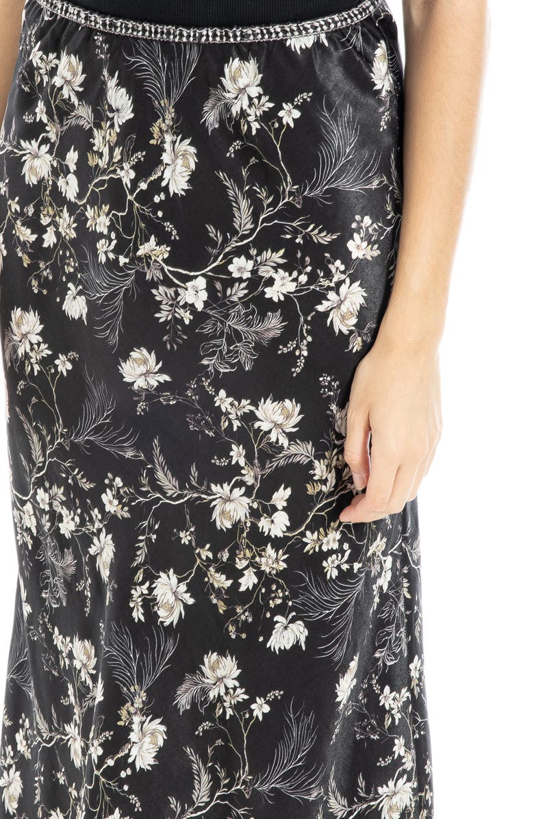 MAX STUDIO Satin Midi Skirt, Alternate, color, 