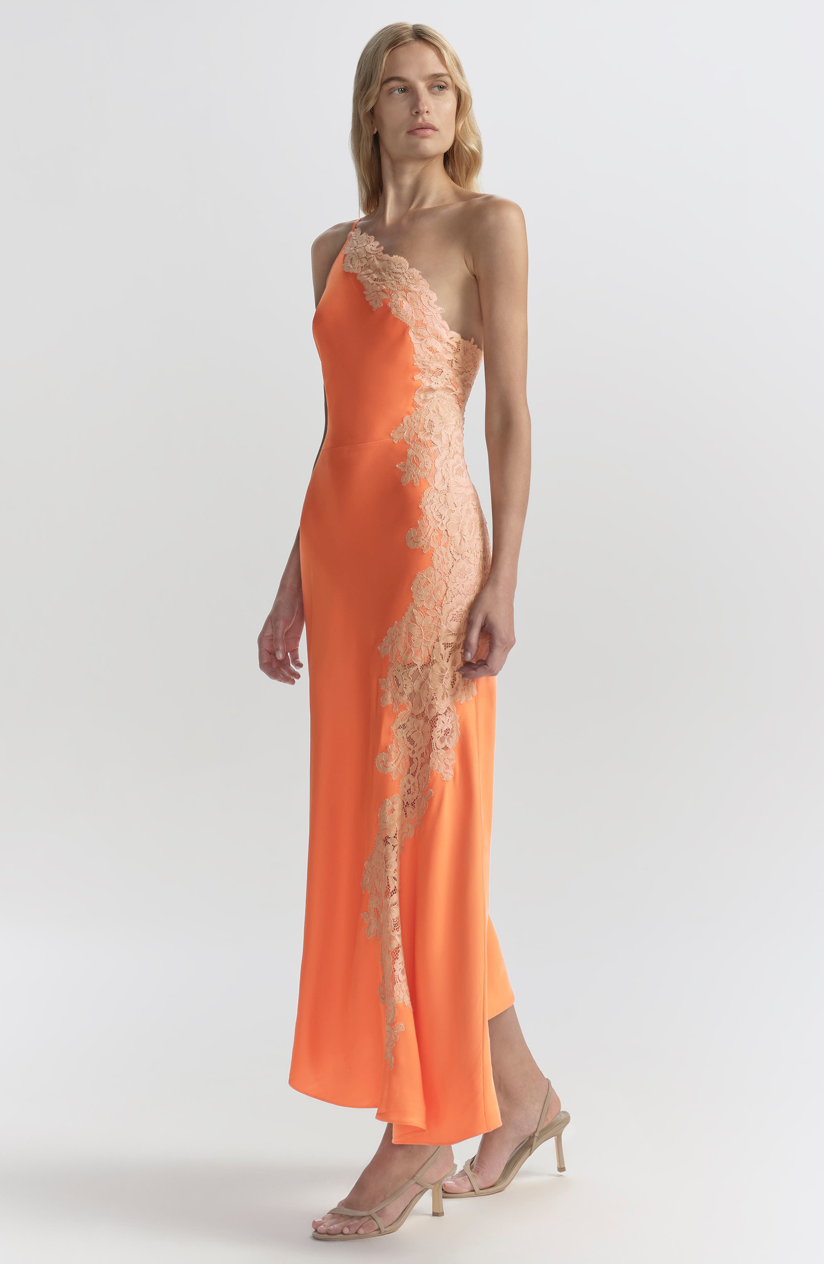 girl power lace strap maxi dress orange Shop the Girl Power Lace Strap Maxi Dress Orange