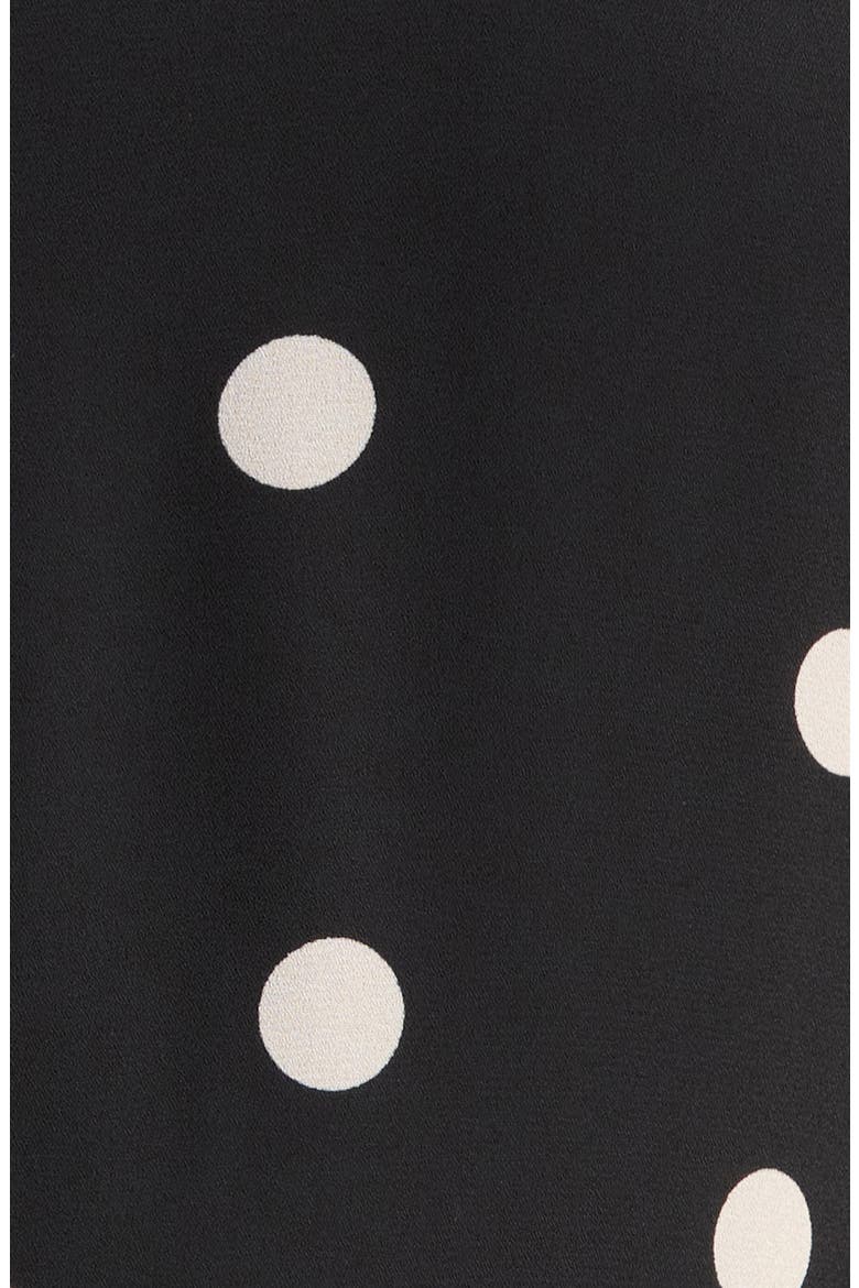 Kaline Polka Dot After Hours Halter Jumpsuit, Alternate, color, IVORY-BLACK-DOT