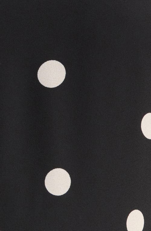 Sugarlips Kaline Polka Dot After Hours Halter Jumpsuit In Black
