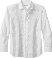 Tommy Bahama Down the Isle Embroidered Linen Button-Up Shirt