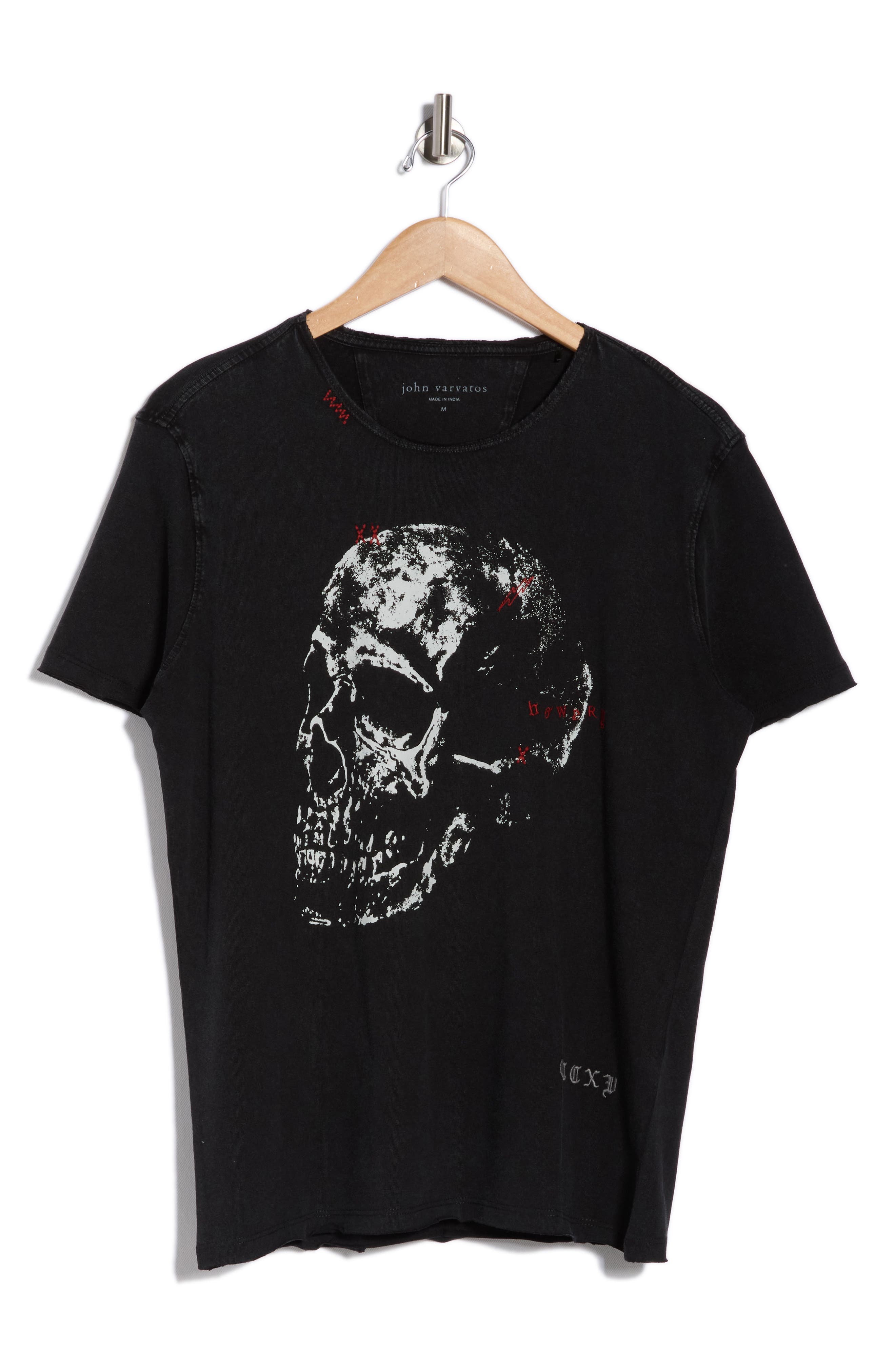 John Varvatos Bowery Skull Graphic T-Shirt