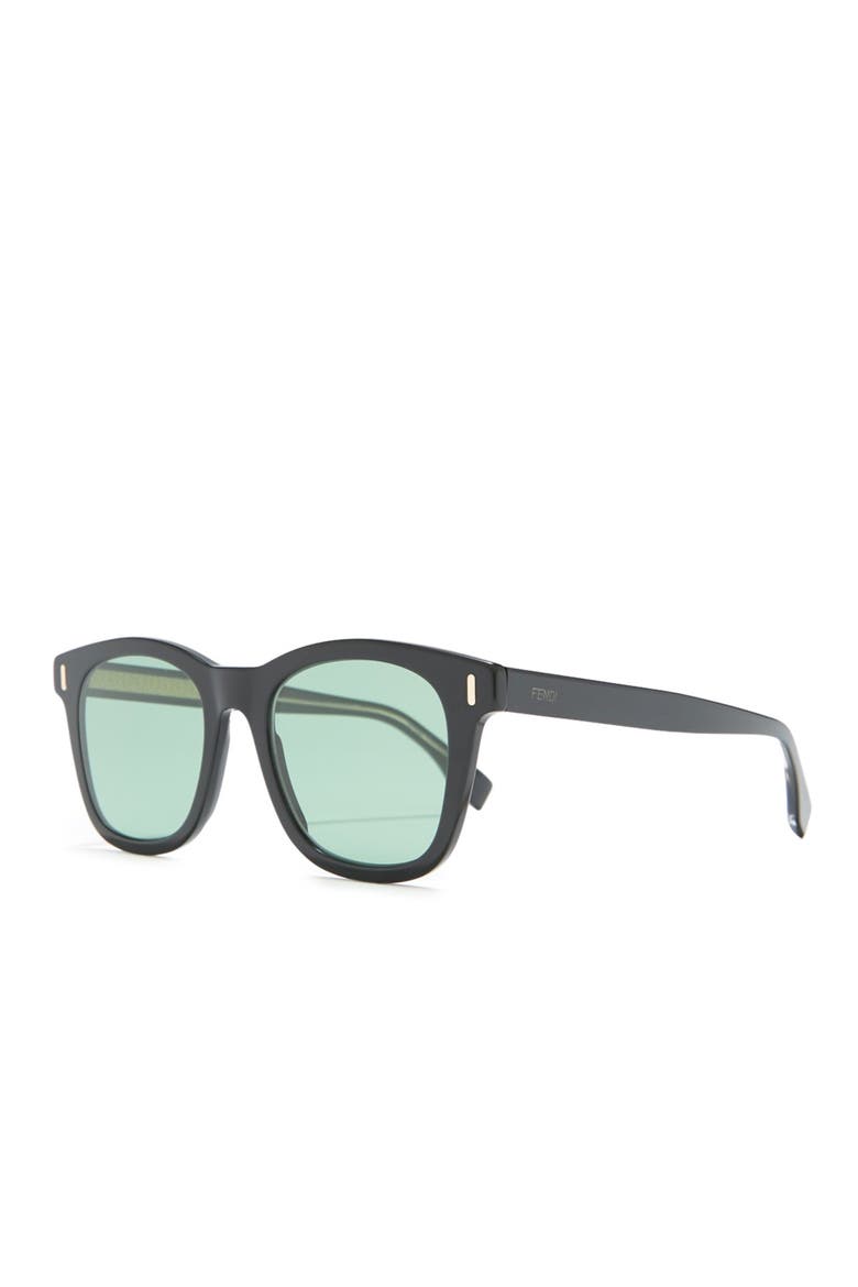 50mm Sunglasses, Alternate, color, BLACK