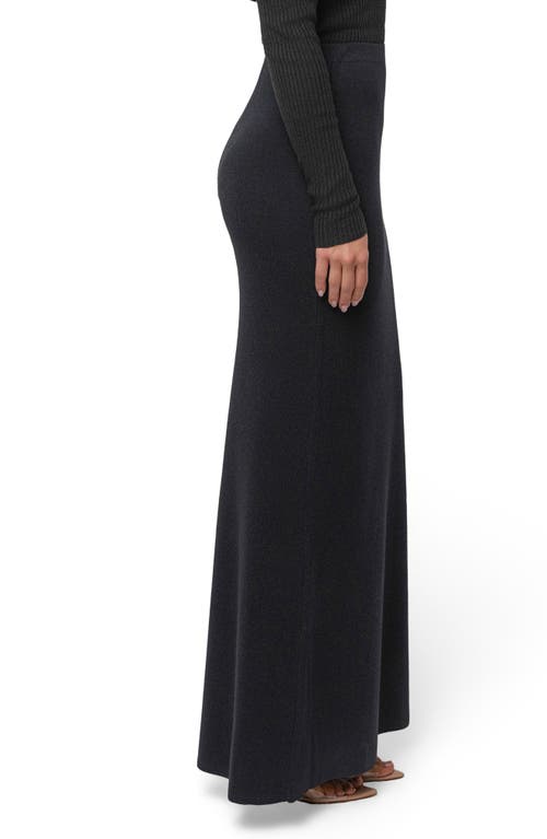 Jluxlabel London Knit Maxi Skirt In Black