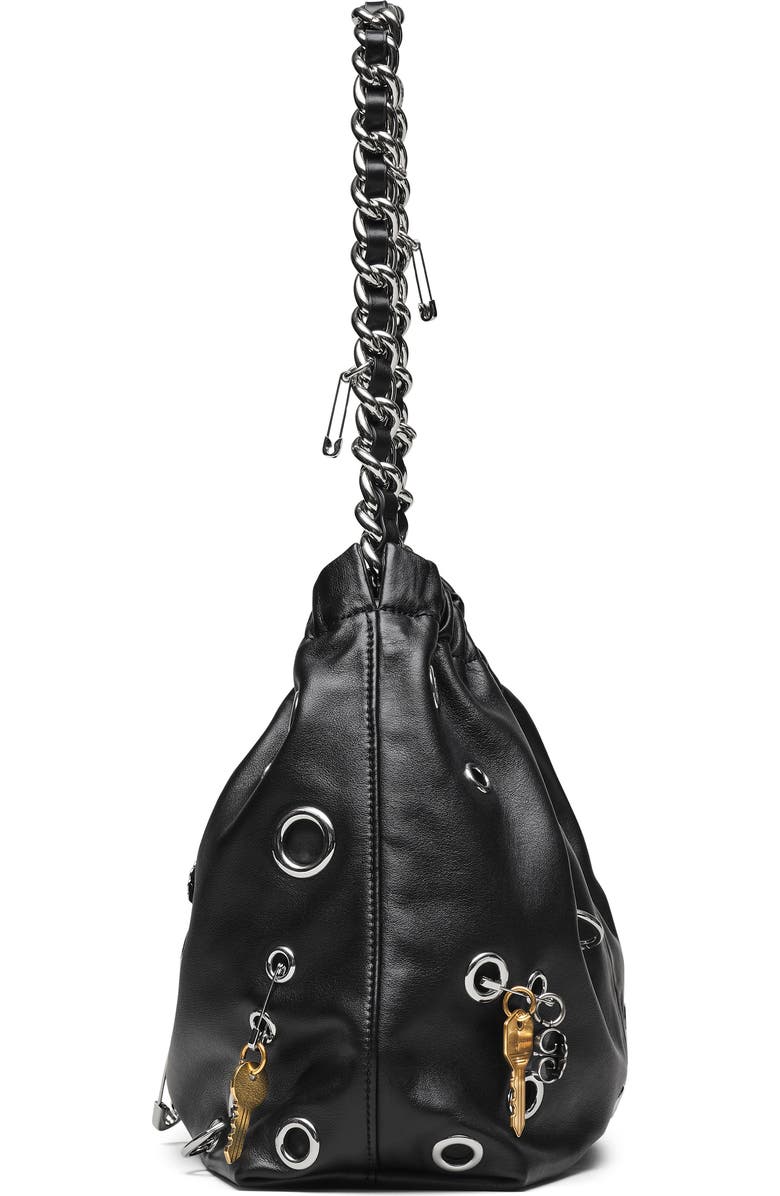 Marc Jacobs The Grommet Charm Cristina Leather Tote, Alternate, color,