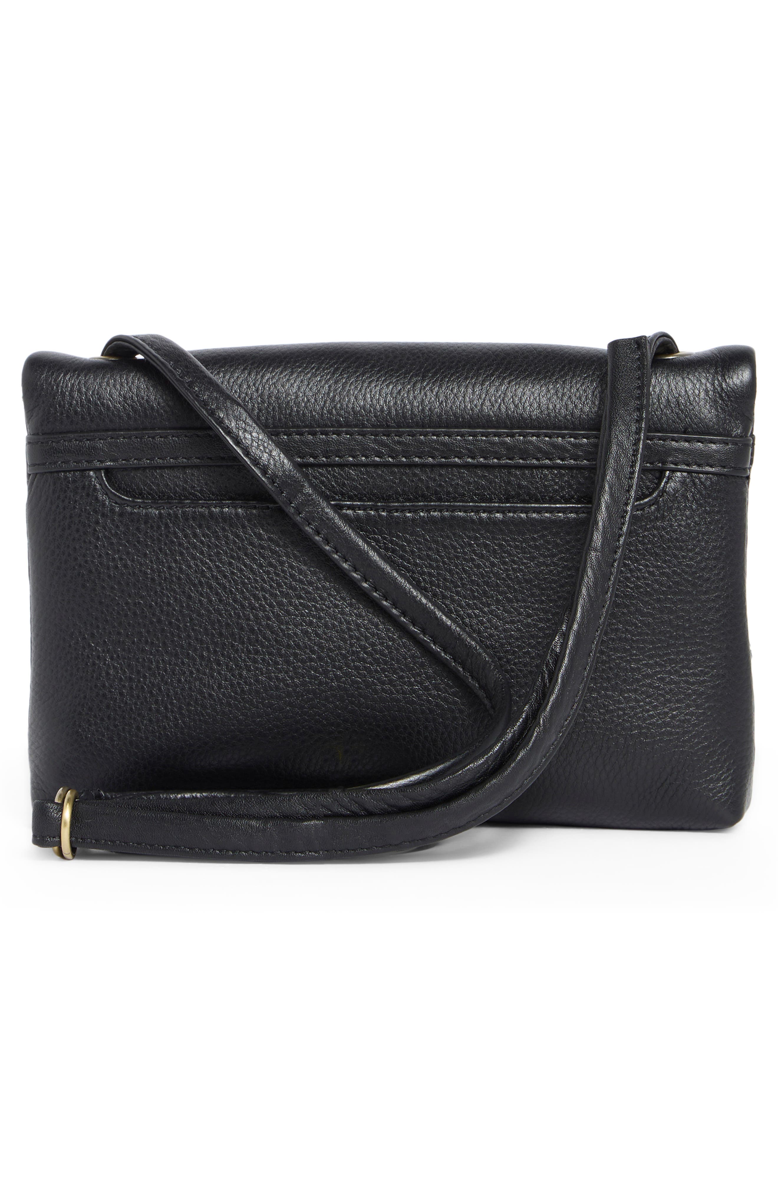 HOBO Grant Small Crossbody Bag, Alternate, color, Black